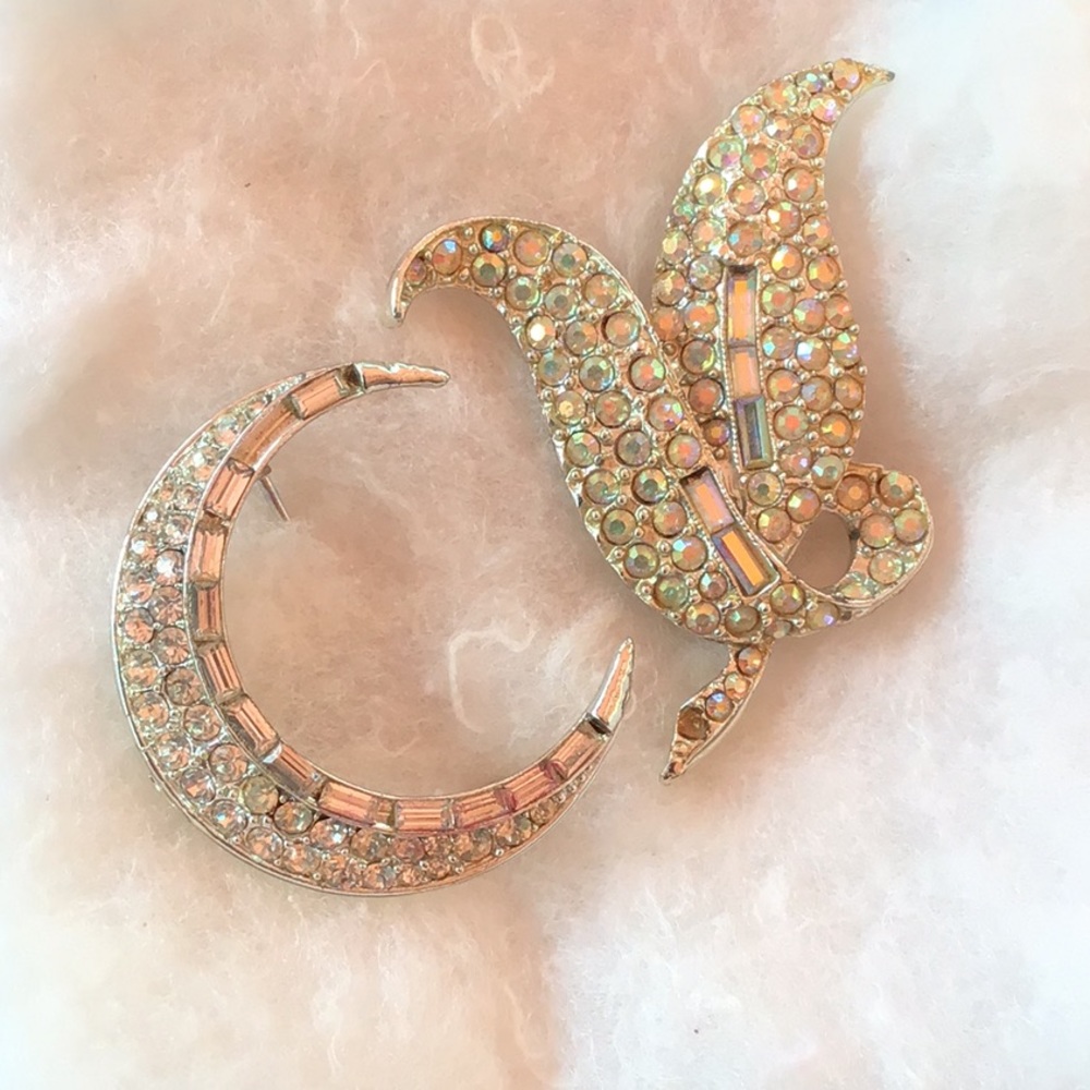 Vintage Crystal Pins